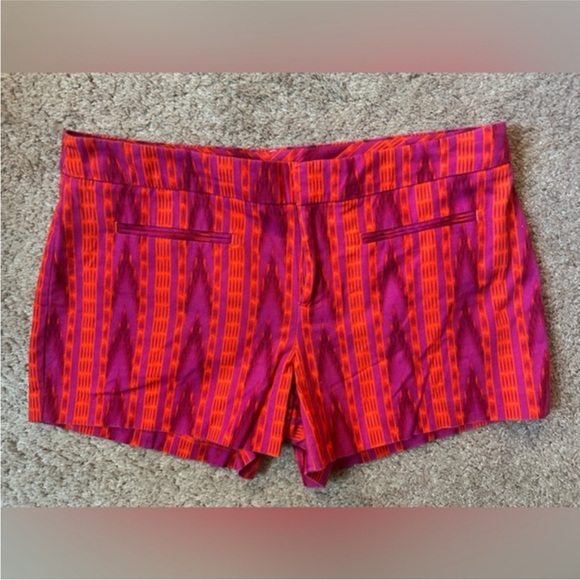 Gap Boho Print Shorts Pink & Orange | Size 8 - Picture 1 of 4